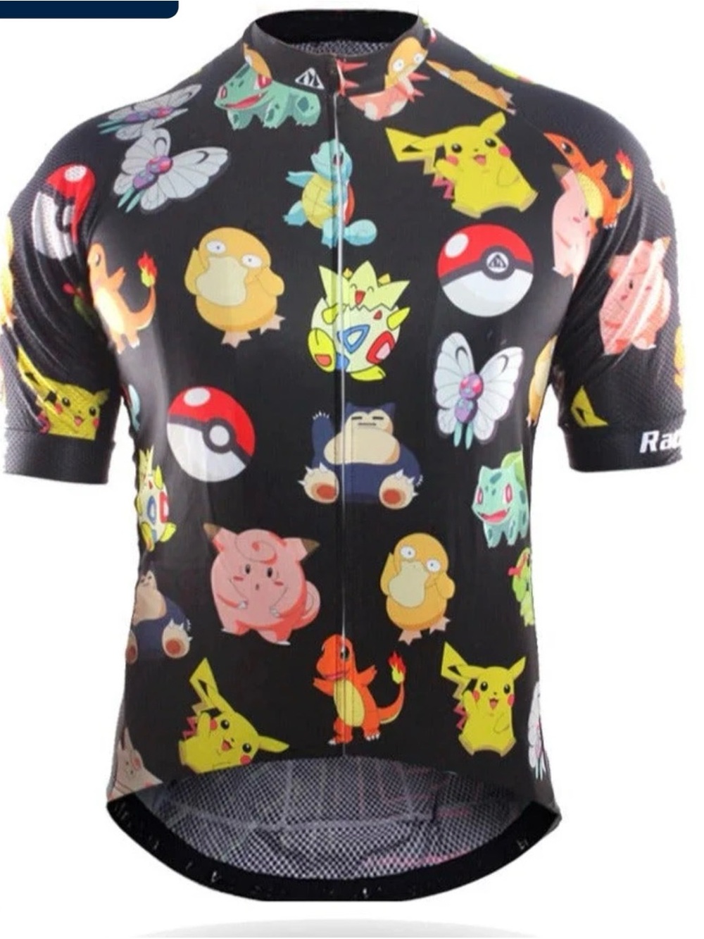 Pokémon Cycling Jersey XS Geek Style Cyclist Athlete - Picture 2 of 8